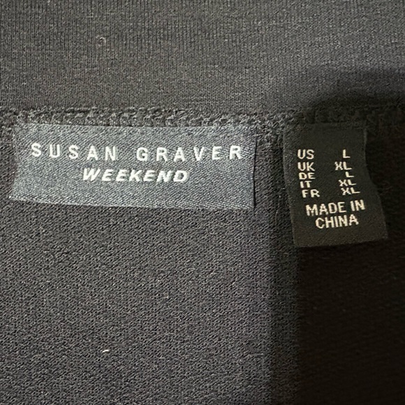 Susan graver weekend jersey knit crossover cardigan - Picture 4 of 6